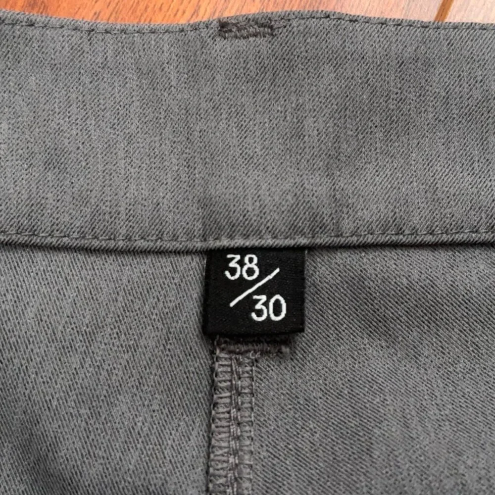 Public Rec Workday Pants Mens 38x30 (Fits 38x29) 5-Pockets Performance Gray